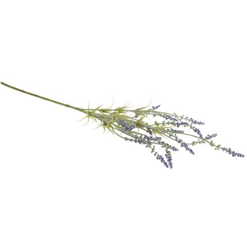 Floristik24 Flores artificiales decoración de lavanda rama de lavanda violeta 48cm