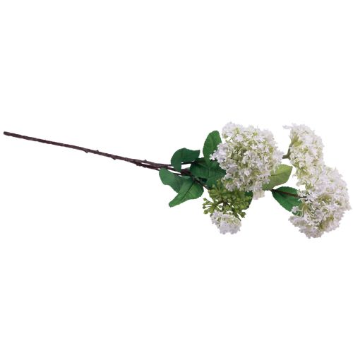 Artículo Planta bola de nieve flor artificial Virburnum blanco Ø8cm 64cm