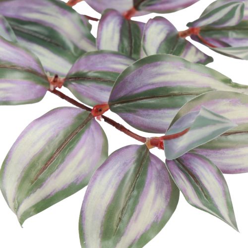 FiveSeasonStuff Planta colgante artificial de follaje Tradescantia Zebrina  Plantas de casa 2 tallos