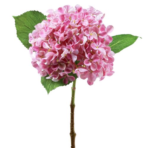 Floristik24 Hortensia artificial rosa flor artificial rosa Ø15,5cm 45cm