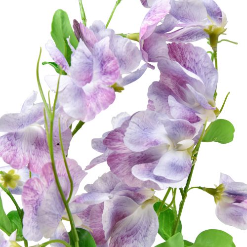 Floristik24 Flores Artificiales Vicia Púrpura Flores De Jardín 61cm 3 Piezas