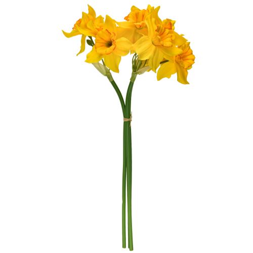 Artículo Narcisos decoración flores artificiales narcisos amarillos 38cm 3 piezas