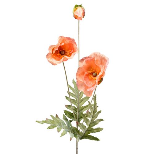 Floristik24 Flores artificiales flores de seda decoración amapolas 75cm
