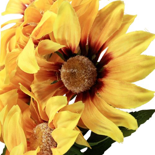 Artículo Girasoles Artificiales Flores Decorativas Amarillo 79cm 3uds