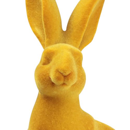 Artículo Conejito de Pascua figura decorativa de conejo curry par de conejitos de Pascua 16cm 2 piezas
