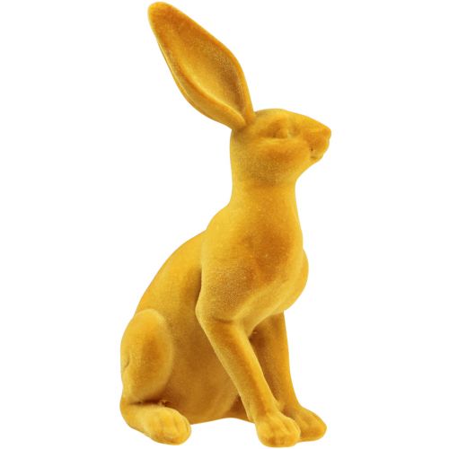 Artículo Conejito de Pascua figura decorativa de conejo curry par de conejitos de Pascua 16cm 2 piezas