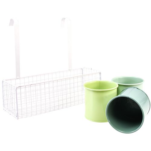 Artículo Maceta para colgar decoración de balcón decoración de cocina L26cm