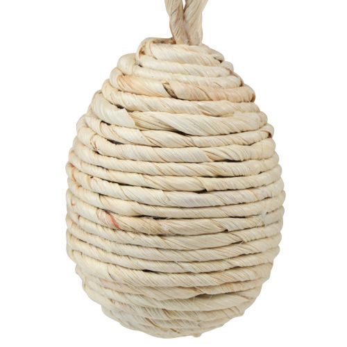 Artículo Huevos de Pascua decorativos para colgar con orejas de conejo 13,5cm 4uds