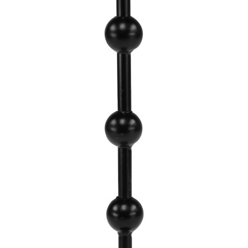 Artículo Portavelas Stick candelabro metal negro Ø7cm H19,5cm