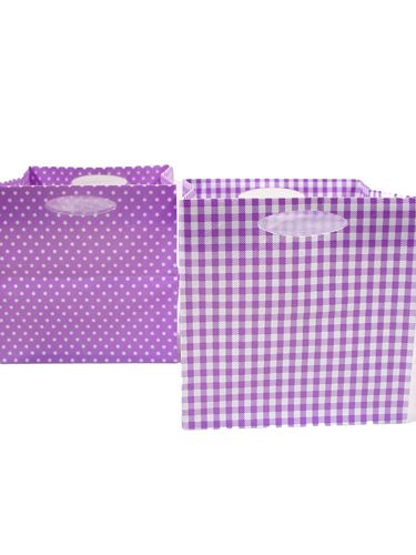 Floristik24 Bolsa de plástico 10,5x10,5cm 16 piezas violeta