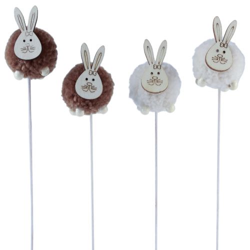 Artículo Plug flor conejito de Pascua plug conejo de Pascua 28cm 16uds