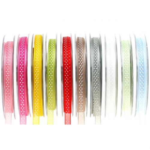 Cinta decorativa con lunares 7mm L20m