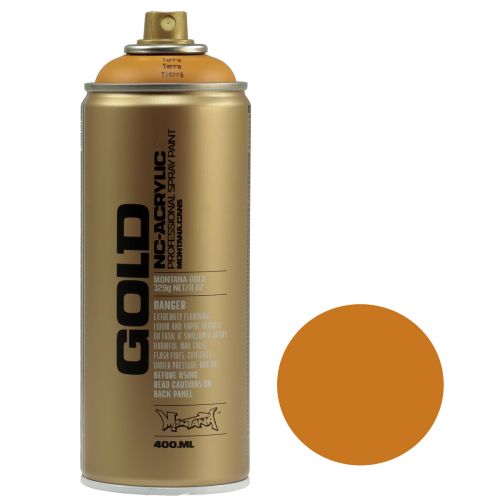 Pintura Spray Spray Ocre Montana Gold Terra Mate 400ml