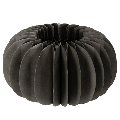 Anillo decorativo de papel con forma de calabaza y diseño de panal de abeja, 24 cm, 4 unidades