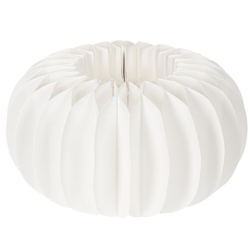 Anillo de papel de nido de abeja redondo grande con forma de calabaza para flores secas y decoración otoñal, 24 cm, 4 unidades.