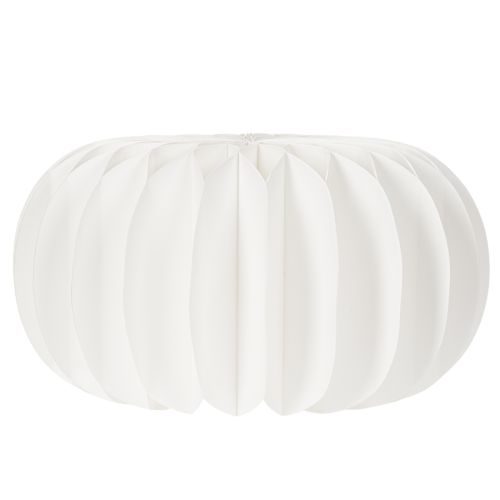 Anillo de papel de nido de abeja redondo grande con forma de calabaza para flores secas y decoración otoñal, 24 cm, 4 unidades. | Floristik24.es