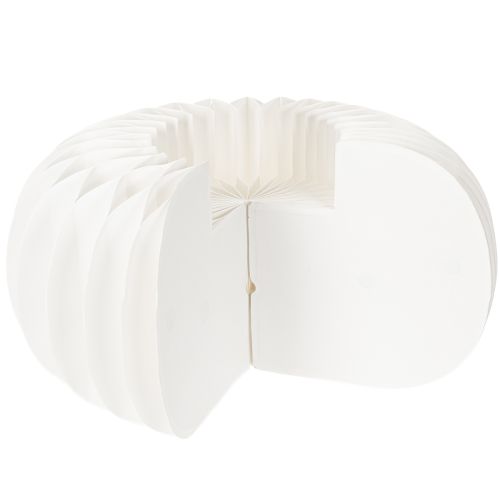 Anillo de papel de nido de abeja redondo grande con forma de calabaza para flores secas y decoración otoñal, 24 cm, 4 unidades. | Floristik24.es