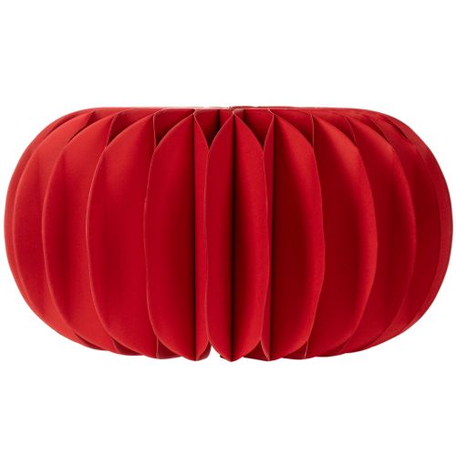 Decoración de papel con forma de calabaza redonda de panal, decoración moderna para mesa, 24 cm, 4 unidades. | Floristik24.es