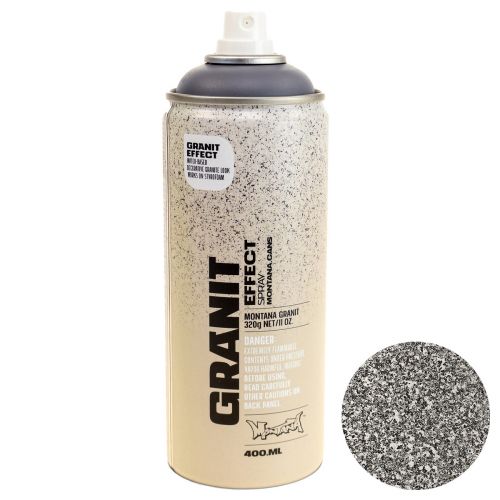 Floristik24 Pintura efecto spray spray granito pintura Montana spray gris 400ml