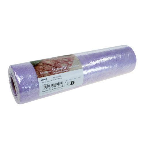 Artículo Camino de mesa polar Deco Sizoweb violeta claro 30cm 25m