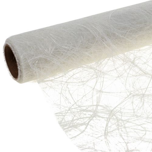 Artículo Camino de mesa Deco polar Sizoweb blanco 30cm 5m