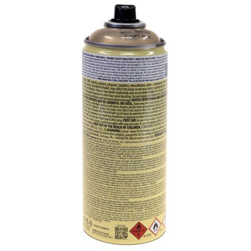 Artículo Spray Montana Vintage Efecto Filtro Spray Amarillo Satinado 400ml