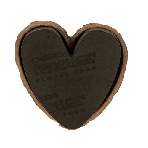 Corazón de espuma floral OASIS® Renewal® Espuma floral Biolit® 18 cm 2 unidades