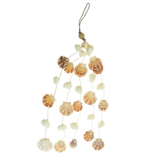 Floristik24 Conchas decorativas colgantes maritimo Campanilla de viento maritimo 74cm