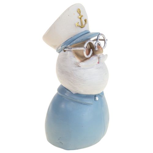 Floristik24 Figura decoración marinera capitán con gafas decoración verano Al.11,5cm
