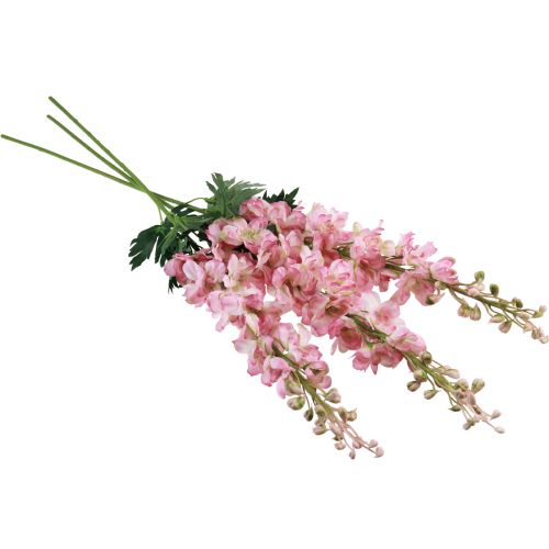Artículo Delfinio delfinio artificial rosa 82cm 3uds