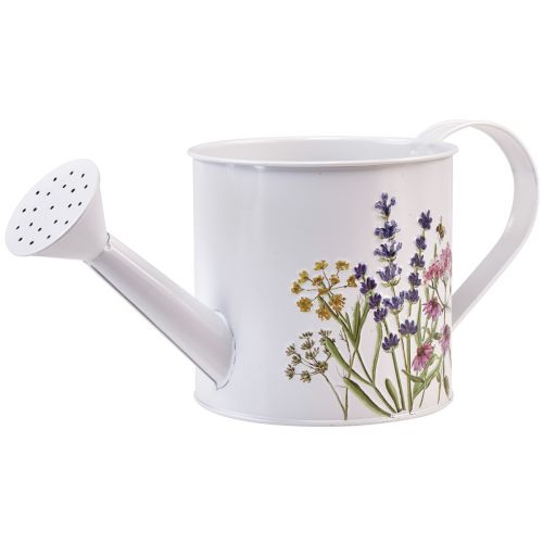 Artículo Regadera de metal para plantar maceta blanca 13,5cm