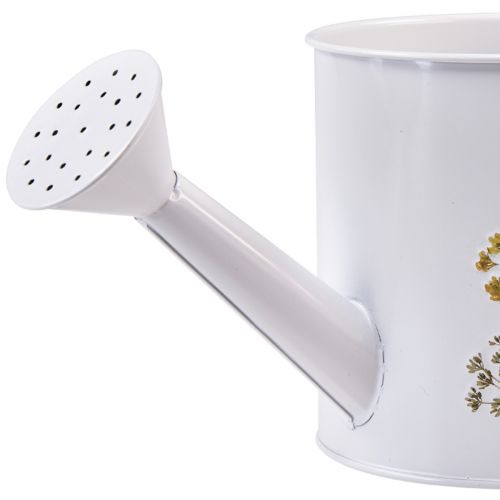 Artículo Regadera de metal para plantar maceta blanca 13,5cm
