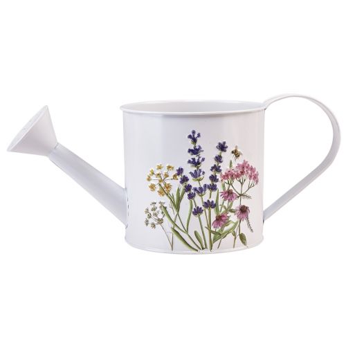 Artículo Regadera de metal para plantar maceta blanca 13,5cm