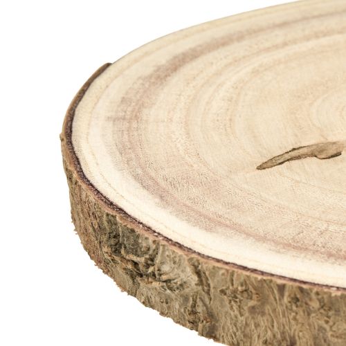 Artículo Rodaja de arbol campanilla natural Ø20-25cm 1ud