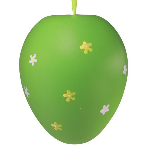 Floristik24 Huevos de Pascua grandes para colgar huevos de plástico 11×14,5cm 6uds