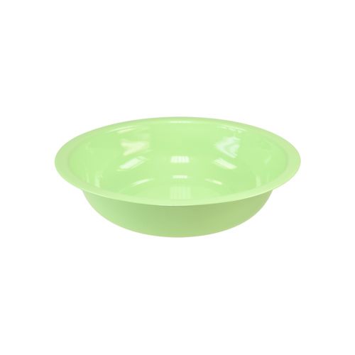 Artículo Cuenco decorativo aspecto metal esmaltado verde lima 25cm