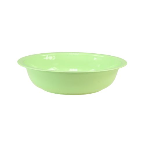 Artículo Cuenco decorativo aspecto metal esmaltado verde lima 25cm