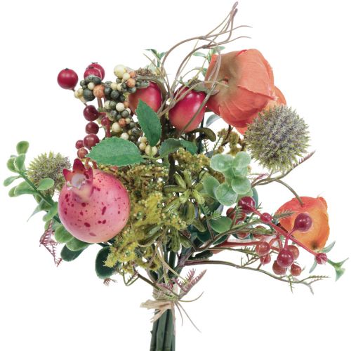 Floristik24 Ramo de flores artificiales physalis globo cardo granada decoración 21cm