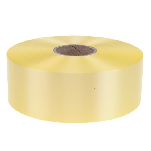 Artículo Cinta con volantes cinta regalo lazo cinta amarillo claro 50mm 100m