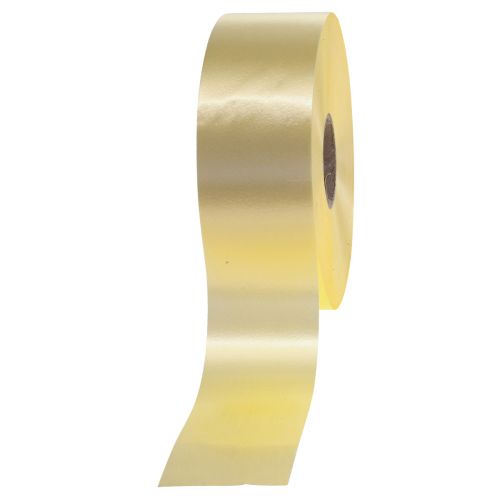 Artículo Cinta con volantes cinta regalo lazo cinta amarillo claro 50mm 100m
