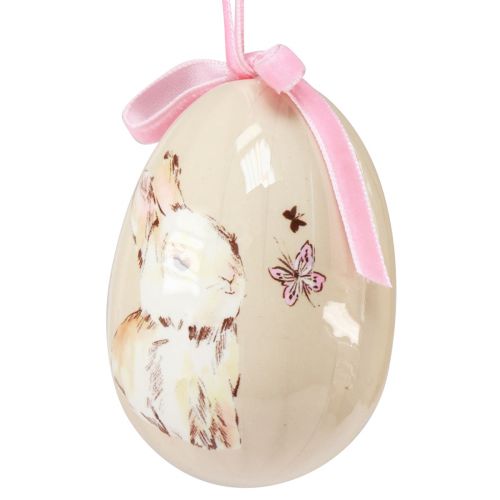 Artículo Huevos de Pascua decorativos para colgar con motivos 4,5×6,5cm 6ud