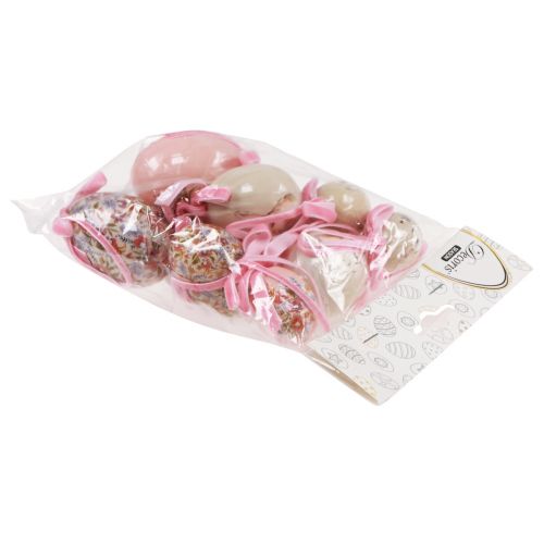 Floristik24 Huevos de Pascua huevos decorativos para colgar con motivos 4-6cm 12ud