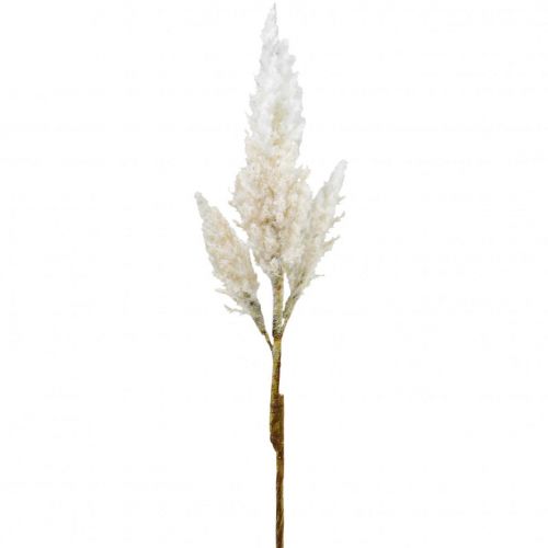 Pampas grass blanco crema césped artificial seco decoración 82cm