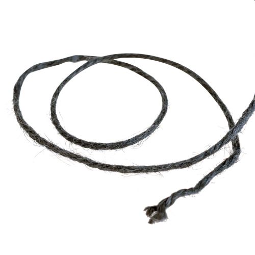 Artículo Cordón de yute cordón de yute cordón decorativo yute antracita Ø3mm 150m