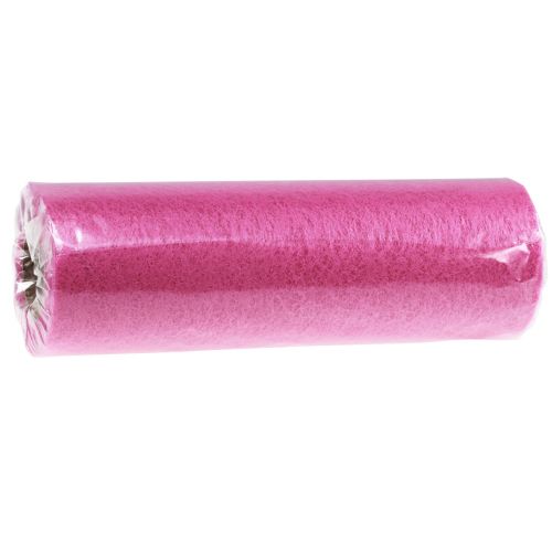 Artículo Camino de mesa decorativo de lana camino de mesa decorativo de lana rosa 23cm 25m