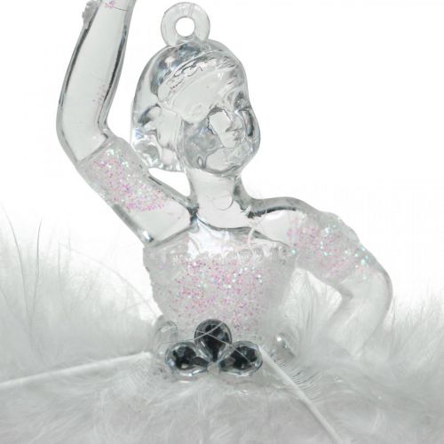 Floristik24 Decoraciones para árboles, decoraciones de adviento, colgante de bailarina 12.5-14cm 3pcs
