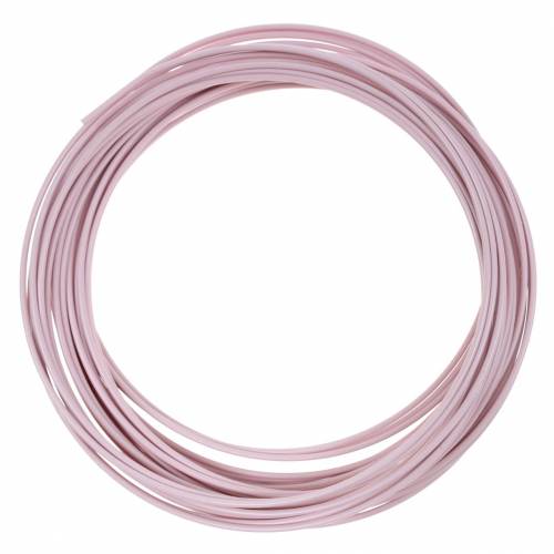 Artículo Alambre de aluminio Ø2mm rosa pastel 100g 12m