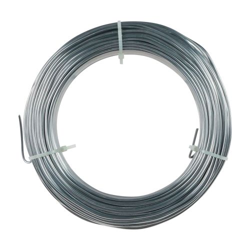 Artistic Wire - Alambre de aluminio para manualidades (12ga), tono plateado