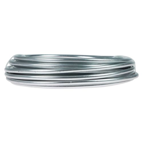 Artículo Alambre de aluminio alambre de aluminio 5mm alambre de joyería plata 500g