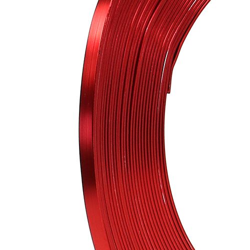 Artículo Alambre Plano Aluminio Rojo 5mm 10m